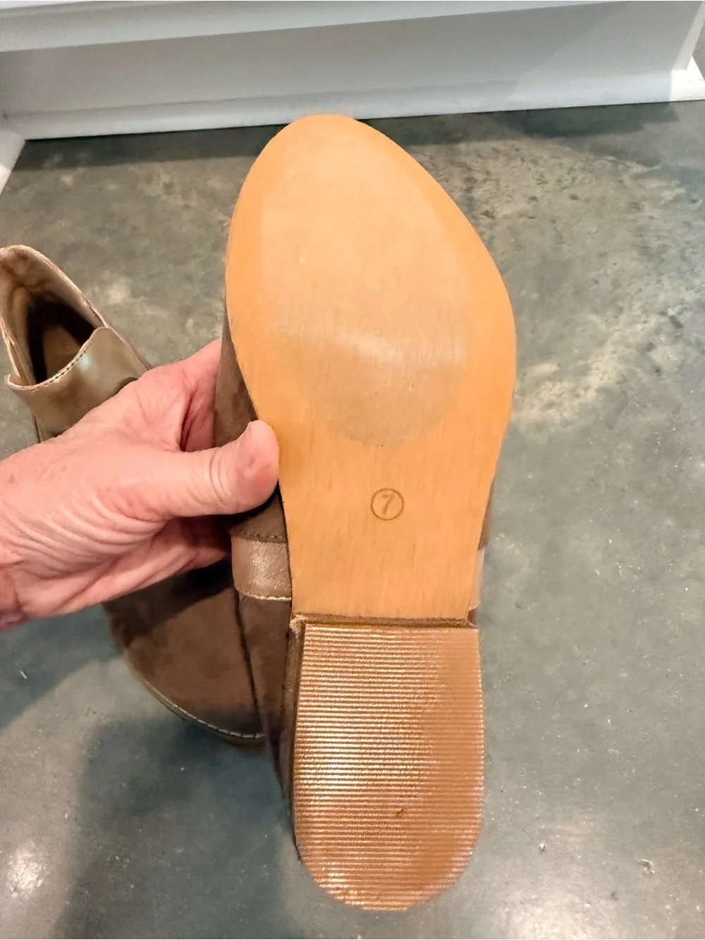Corkys Two-Tone Brown Suede Ankle Booties